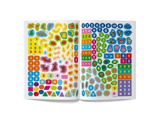 Купити Книга "Школа сучасного чомусика. Прописи. Цифри. 220 розвивальних наліпок" Crystal Book 4006 Артикул: 9786175474006 Фото №4
