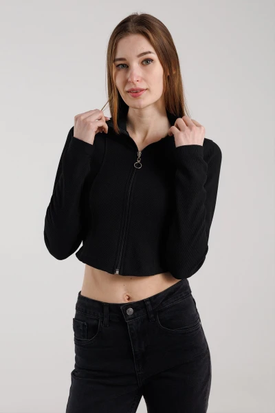 Кофта однотонная женская Noa Noa 9979 S Черный