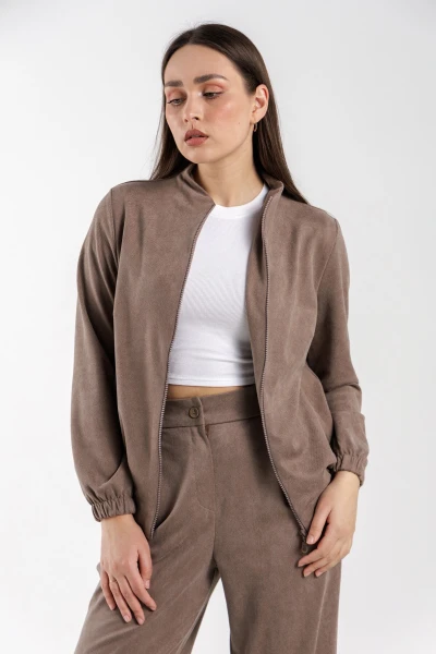 Кофта женская 2408-K 2XL Коричневый (2000990436917D)