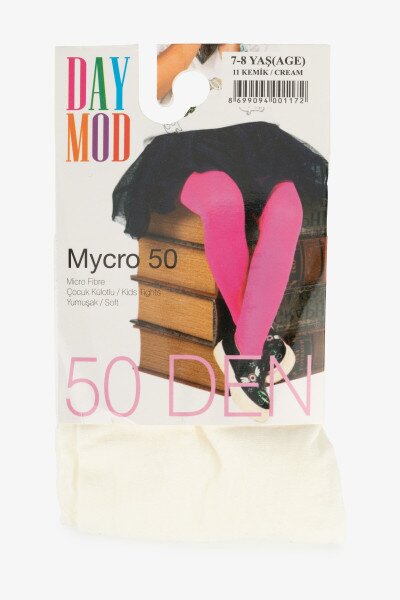 Колготи для дівчинки Day Mod Mycro 50 Den 3-4 роки Молочний