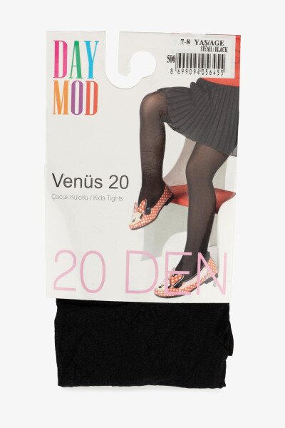 Колготи для дівчинки Day Mod Venus 20 Den 7-8 років Чорний