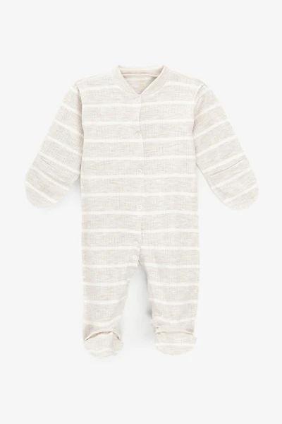 Комбінезон для малюків Baby Life P-913 56 см Бежево-молочний