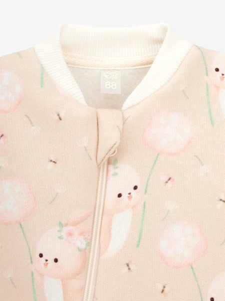 Купити Комбінезон (ромпер) Зайка для дівчинки Baby Life 21-31 56 см Різнокольоровий Артикул: 2000999617942 Фото №2