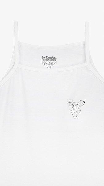 Купити Комплект білизни майка+труси для дівчинки Katomino K128622 1-2 роки Білий Артикул: 2000999284328 Фото №3
