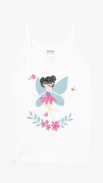 Купить Комплект майка+трусики для девочки ADN Kids 8630 2-3 года Белый Артикул: 2000999245022 Фото №2