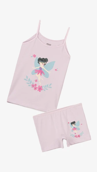 Комплект майка+труси для дівчинки ADN Kids 8630 2-3 роки Фіолетовий