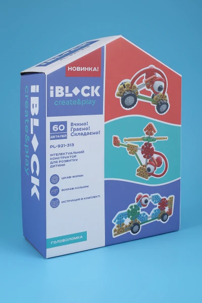 Конструктор дитячий IBLOCK PL-921-313 Різнокольоровий (2000989432838)
