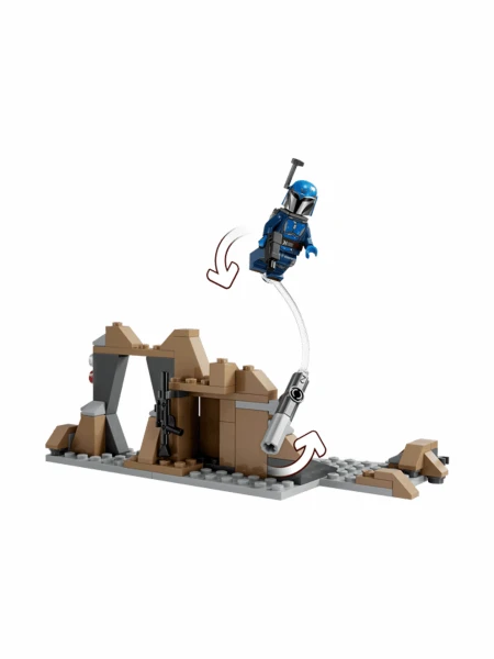 Купить Конструктор LEGO Боевой комплект "Засада на Мандалоре" 75373 109 деталей Разноцветный Артикул: 5702017584324 Фото №2