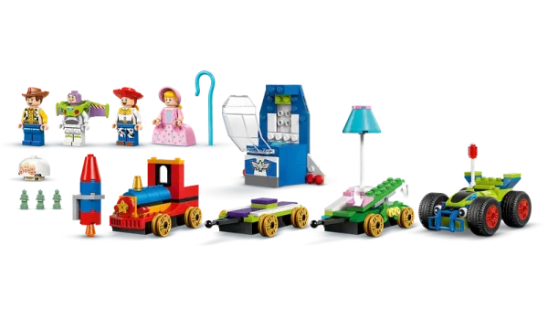 Купить Конструктор LEGO Празднование из истории Игрушек: поезд и авто для гонки 43264 206 эл. Разноцветный Артикул: 5702017814520 Фото №3