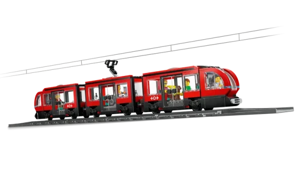 Купити Конструктор LEGO Трамвай і вокзал у центрі міста 60423 811 ел. Різнокольоровий Артикул: 5702017589190 Фото №3