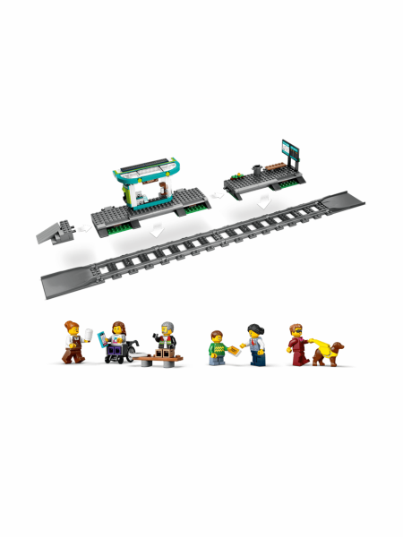 Купить Конструктор LEGO Трамвай и вокзал в центре города 60423 811 эл. Разноцветный Артикул: 5702017589190 Фото №3