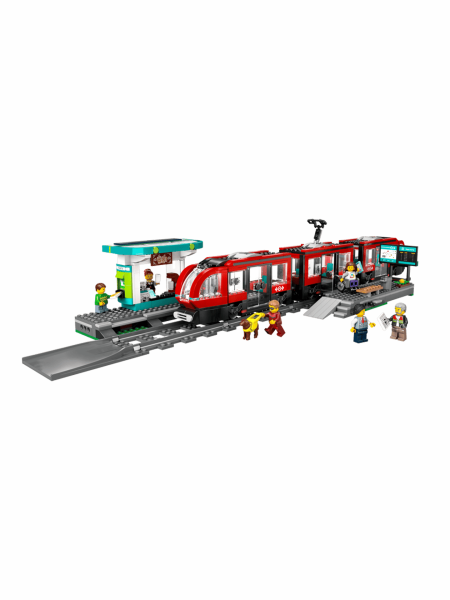 Купить Конструктор LEGO Трамвай и вокзал в центре города 60423 811 эл. Разноцветный Артикул: 5702017589190 Фото №4