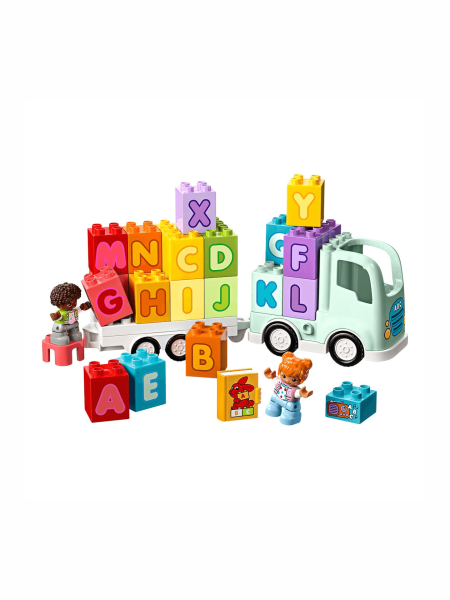 Купить Конструктор LEGO Грузовик с алфавитом 10421 36 деталей Разноцветный Артикул: 5702017567464 Фото №3