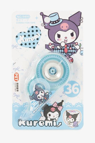 Коректор стрічковий &quot;Зайчик Kuromi&quot; 9499 Блакитний