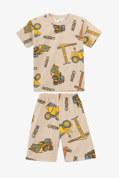 Костюм футболка+шорты для мальчика Happy Kids 255 98 см Бежевый