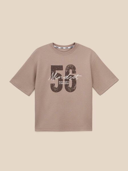 Купити Костюм футболка+шорти для хлопчика LAWA P-BB02355 140 см Пісочний Артикул: 2000999651793 Фото №2
