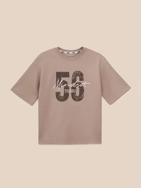 Купити Костюм футболка+шорти для хлопчика LAWA P-BB02355 140 см Пісочний Артикул: 2000999651793 Фото №2