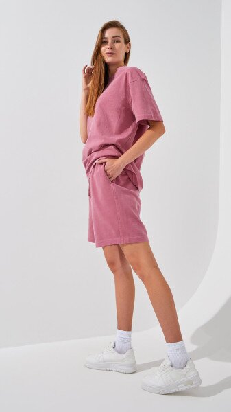 Купить Костюм однотонный женский Levi 803 S Фуксия Артикул: 2000991047730 Фото №4