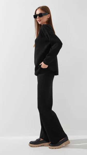 Купити Костюм однотонний жіночий Park karon 10801 One Size Чорний Артикул: 2000990622693 Фото №4