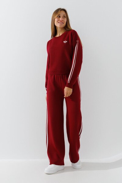 Костюм однотонний жіночий Park karon 10855 One Size Бордовий