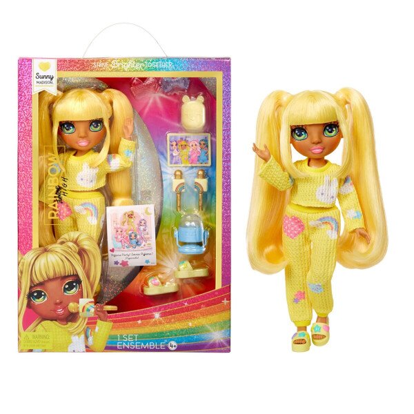 Лялька RAINBOW HIGH серії &quot;Junior High PJ Party&quot; - САННІ з аксесуарами 503682 Різнокольоровий (6900007420006)