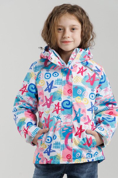 Куртка для дівчинки Snowgenius B26-019 116 см Білий (2000990235671D)