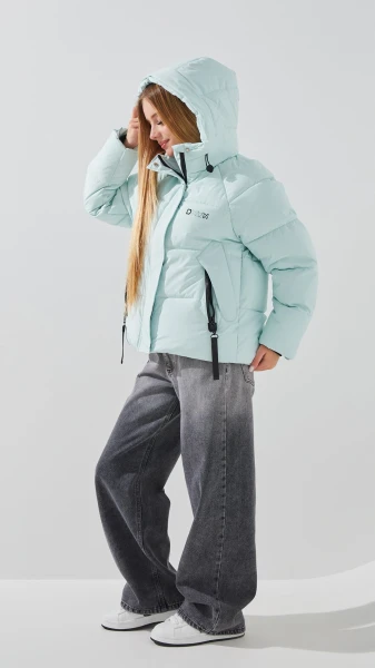 Купити Куртка для дівчинки Snowgenius 25-A4 146 см Блакитний Артикул: 2000999146466 Фото №4