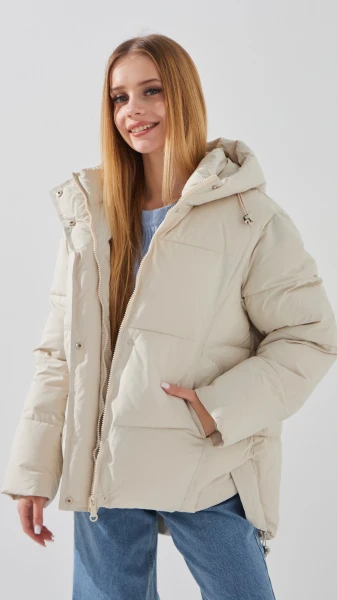 Купить Куртка для девочки Snowgenius 5881 140 см Молочный Артикул: 2000999146411 Фото №3