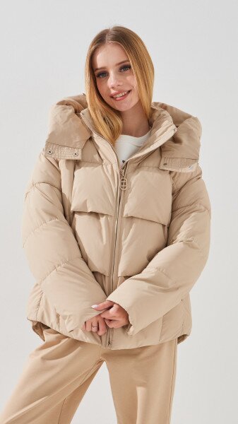 Купить Куртка для девочки Snowgenius CP-3H 134 см Бежевый Артикул: 2000999146350 Фото №1