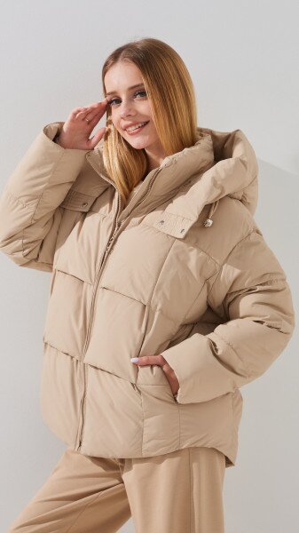 Купить Куртка для девочки Snowgenius CP-3H 134 см Бежевый Артикул: 2000999146350 Фото №3