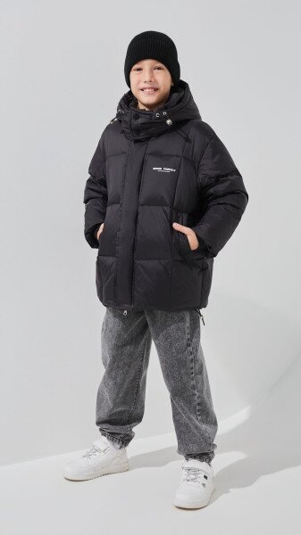 Купить Куртка для мальчика BEI SHUO GB3170 122 см Черный Артикул: 2000991051973 Фото №4