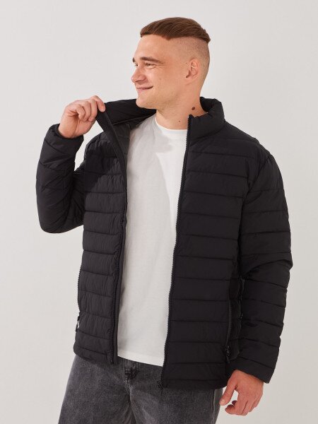 Купить Куртка однотонная мужская GENUA G01210-0004 S Черный Артикул: 2000999395055 Фото №3
