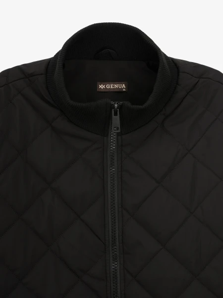 Купить Куртка однотонная мужская GENUA G01210-0022 S Черный Артикул: 2000999397028 Фото №2
