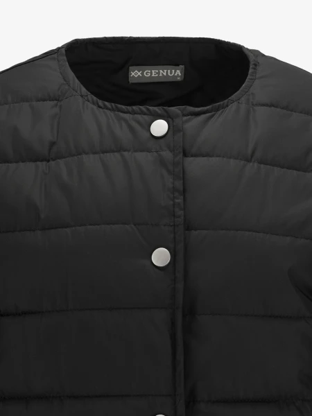 Купить Куртка однотонная женская GENUA G01116-0003 S Черный Артикул: 2000999415739 Фото №2