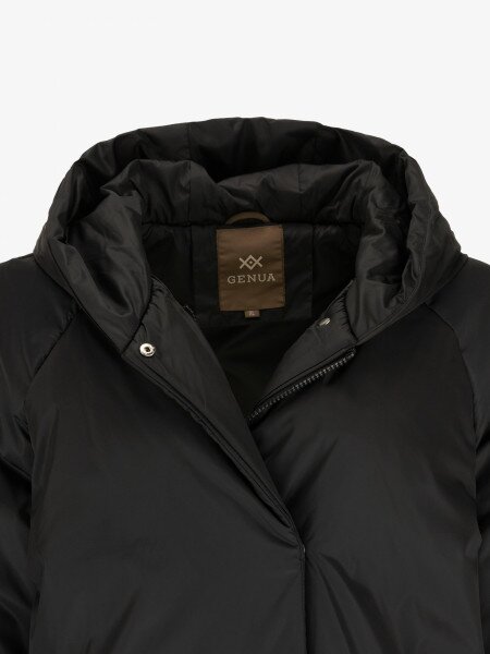 Купить Куртка однотонная женская GENUA G01116-0051 XL Черный Артикул: 2000999595721 Фото №2
