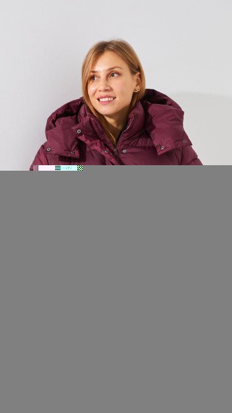 Купить Куртка однотонная женская LAWA WBC02480 L Бордовый Артикул: 2888000015976 Фото №3