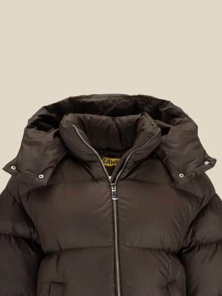 Купити Куртка однотонна жіноча LAWA WBC02529 XS Мокко Артикул: 2000999653391 Фото №2