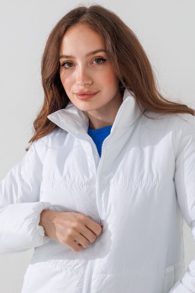 Купить Куртка женская 420 42 Белый Артикул: 2000990340993 Фото №3