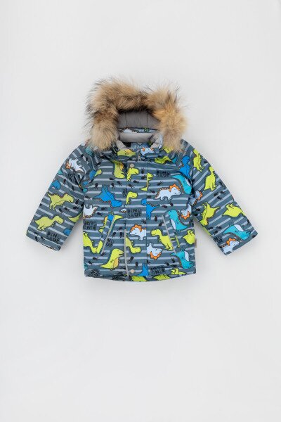 Куртка зимова для хлопчика Snowgenius H31-012 74 см Сірий (2000989628194W)