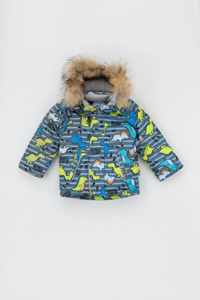 Куртка зимняя для мальчика Snowgenius H31-012 74 см Серый (2000989628194W)