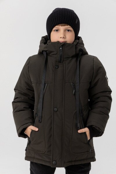 Куртка зимова для хлопчика ОШЕН Jasper 140 см Хакі (2000989553168W)