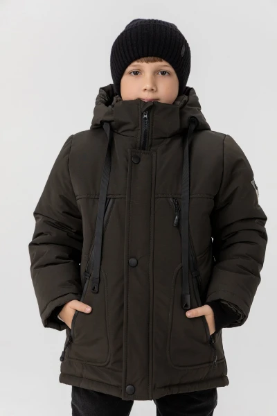 Куртка зимова для хлопчика ОШЕН Jasper 140 см Хакі (2000989553168W)