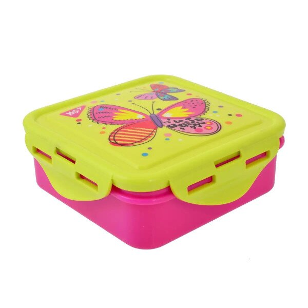 Ланчбокс YES 706878 Butterfly Розовый (5056137155538)