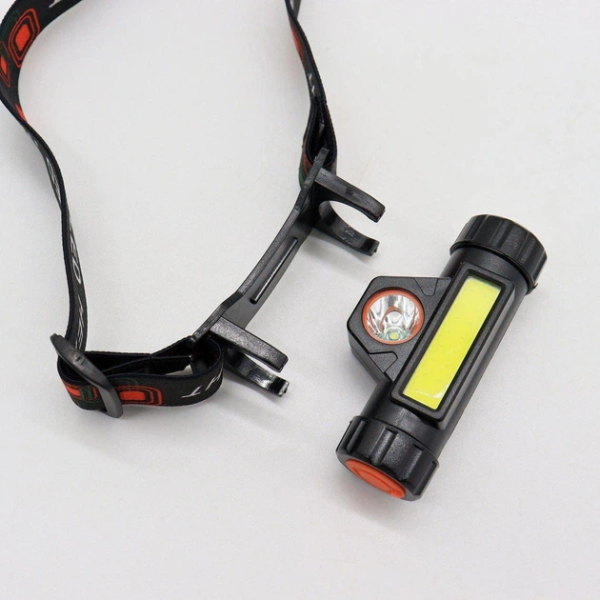 Купить Фонарик налобный на USB BL-8101 Черный Артикул: 2000999467950 Фото №2