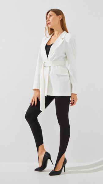 Купить Лосины однотонные женские GENUA G01118-0006 M Черный Артикул: 2000999406799 Фото №3
