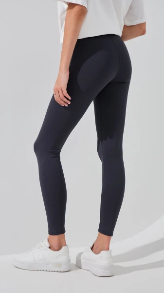 Купить Лосины трикотажные однотонные женские SL 80 42 Графитовый Артикул: 2000999214660 Фото №4