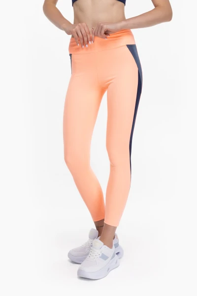 Лосини фітнес однотонні Tommy life 94636 S Помаранчевий (2000989755760A)