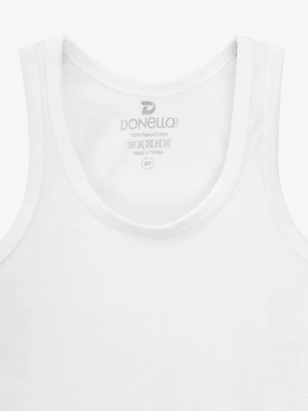 Купити Майка-білизна для хлопчика Donella 7742 0-1 рік Білий Артикул: 2000999631078 Фото №2