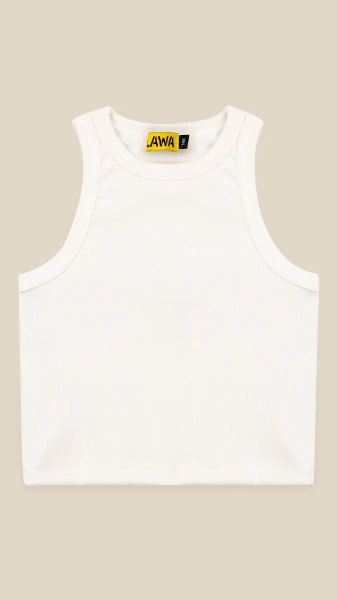 Майка однотонна для дівчинки LAWA GBC02347 134 см Молочний