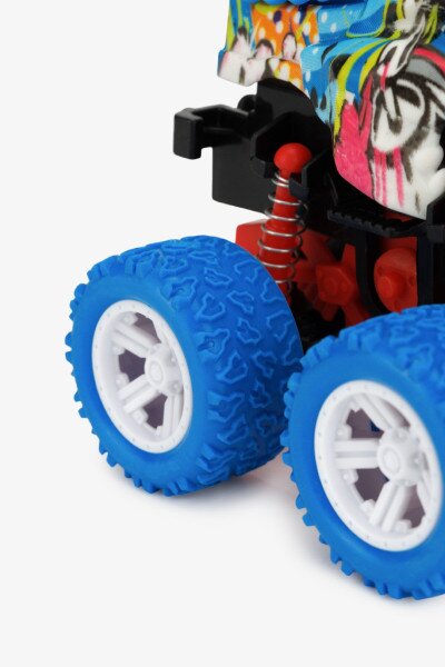 Купить Машина-перевертыш инерционный MCGODIA TOYS D400-30-TY Синий Артикул: 2000990947079 Фото №3